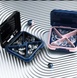 Таблетниця органайзер на 4 відділення із пластику глянсова 6,3×6,3 см - синій колір 602163 фото 3