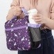 Ланч-сумка холодильник детская разноцветная с карманом под бутылку и дополнительными ручками; расцветка Единороги 700041 фото 5
