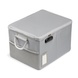 Вогнестійка та водонепроникна скринька-органайзер для документів з роздільниками всередині; колір Срібло 700015 фото 2
