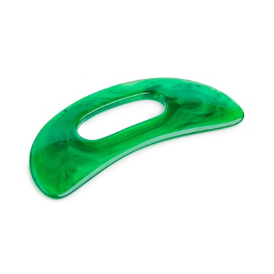 Скребок Гуаша зі смоли 18см для тіла; колір Зелений 603610 фото