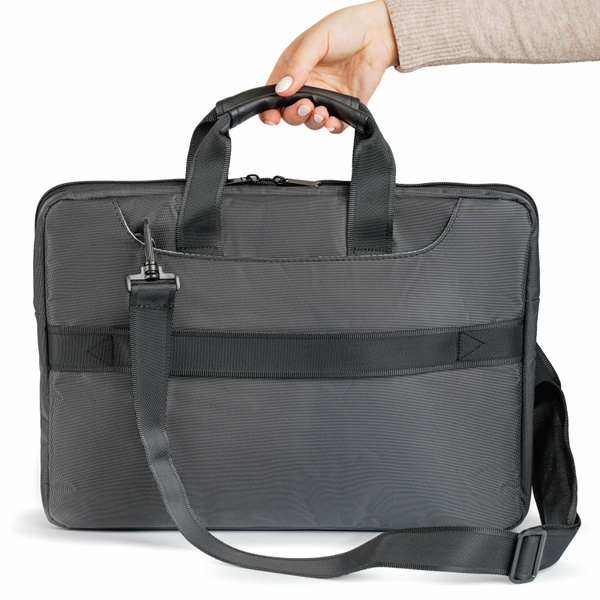 Сумка через плечо для ноутбука 15,6" с двумя передними карманами; цвет Графит 700105 фото