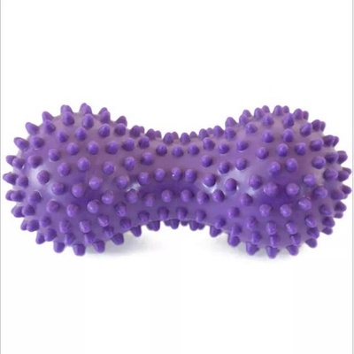 Массажер в виде мяча из ПВХ 7×15см для массажа рук ног и стоп; цвет Фиолетовый 6041051 фото