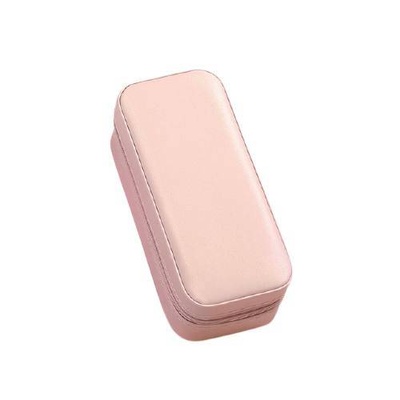 Прямоугольный органайзер-шкатулка для украшений цвет розовый 604006-1 фото