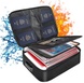 Огнестойкий и водонепроницаемый органайзер-чемодан для документов и ценных вещей 36*27*10см; цвет Черный 700032 фото 1